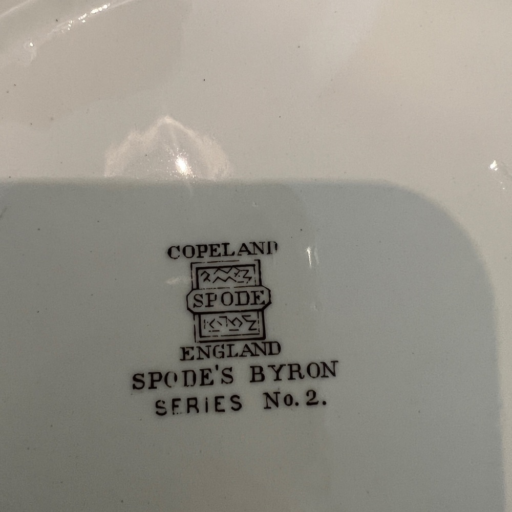 2 Copeland Spode Pattern Byron divided plates - Picture 7 of 9